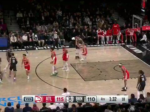 老鹰vs篮网第4节中文解说回放