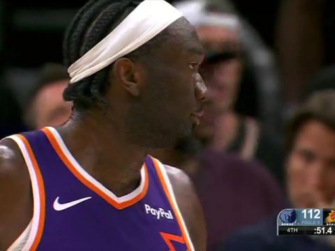 NBA常规赛：灰熊vs太阳第4节英文原声回放