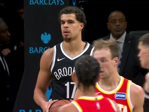 老鹰vs篮网英文原声全场回放