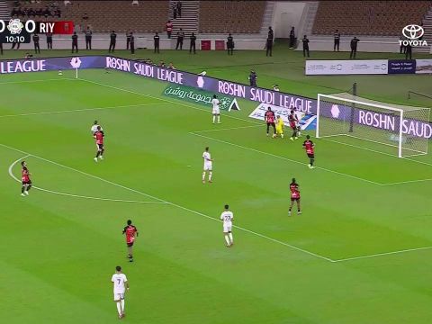 [沙特联全场集锦] 沙特联-托尼点射托泽绝平 吉达国民1-1利雅得体育