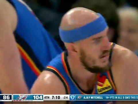 NBA常规赛:奇才vs雷霆第4节英文原声回放