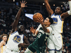 NBA回放全场录像高清:常规赛勇士vs雄鹿(10月31日)库里27分难救主