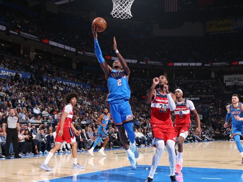 奇才vs雷霆精华回放 亚历山大31分7助攻率队轻取奇才成功捍卫主场