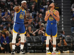 勇士三节结束84-87落后雄鹿 勇士罚球20中20 库里、巴特勒、库明加6罚全中