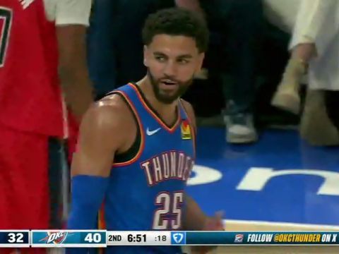 NBA常规赛:奇才vs雷霆英文原声全场回放