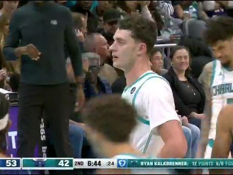 NBA常规赛:魔术vs黄蜂第2节英文原声回放