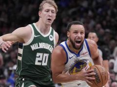 NBA常规赛战报:勇士3人20+爆冷输无字母哥雄鹿 库里27+6罗林斯32+8