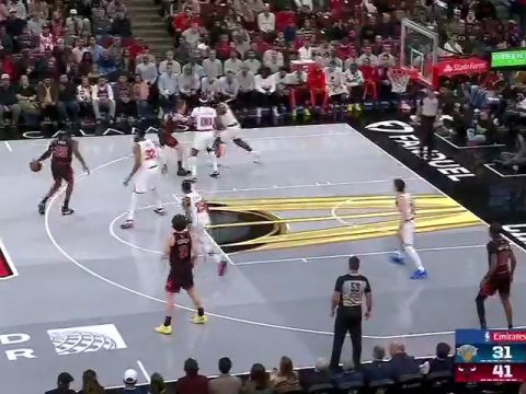 NBA杯小组赛东部C组：尼克斯vs公牛英文原声全场回放