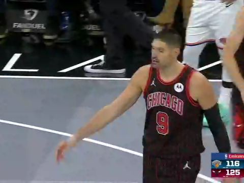 NBA杯小组赛东部C组：尼克斯vs公牛第4节中文解说回放