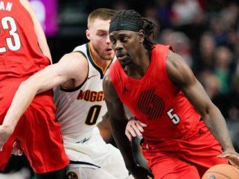 [腾讯全场集锦]🏀格兰特罚球绝杀！开拓者险胜掘金 杨瀚森未出战 约基奇准三双