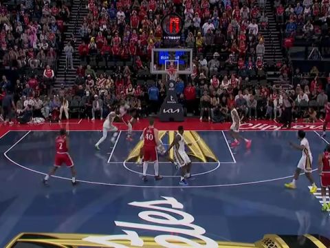 NBA杯小组赛西部B组:鹈鹕vs快船第2节中文解说回放