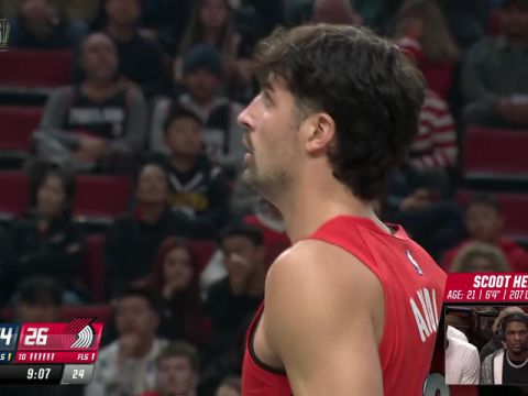 NBA杯小组赛:掘金vs开拓者第2节中文解说回放