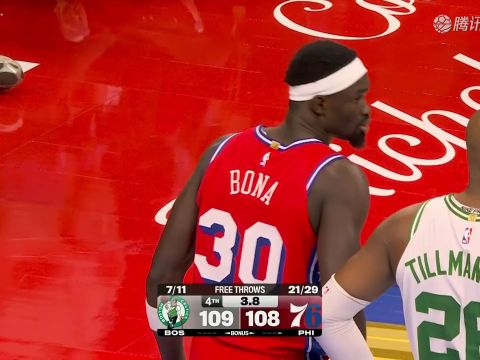 2025/26赛季NBA杯小组赛东部B组:凯尔特人 VS 76人 全场回放