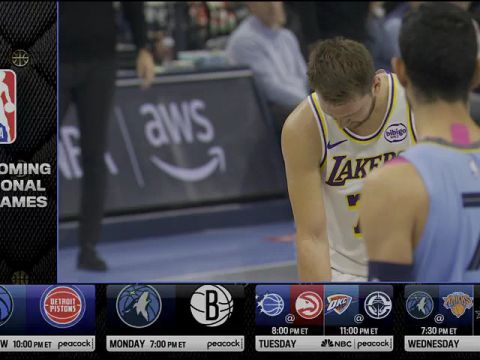 湖人vs灰熊第1节英文原声回放