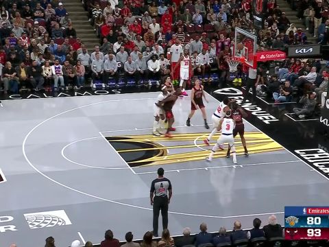 尼克斯125-135公牛 吉迪32+10+9率队拿下尼克斯喜提五连胜