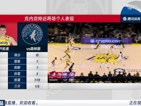 湖人vs灰熊中文解说全场回放