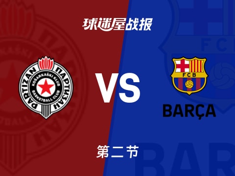 欧篮联常规赛:贝尔格莱德游击第二节领先巴塞罗那8分,华盛顿得到11分,圣埃利亚得到9分