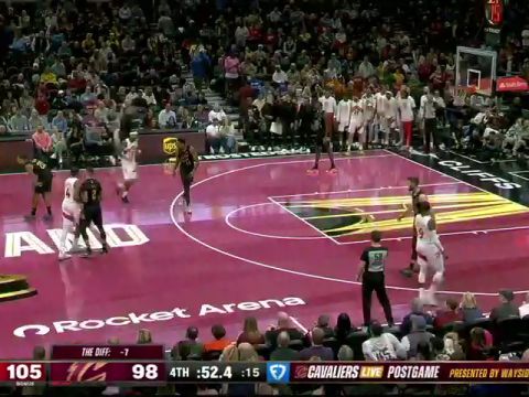 猛龙vs骑士第4节中文解说回放