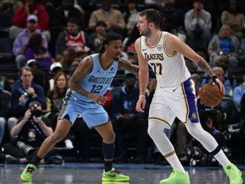 [腾讯全场集锦]🏀NBA杯-东契奇复出44+12+6 湖人逆转灰熊 莫兰特14中3仅8分