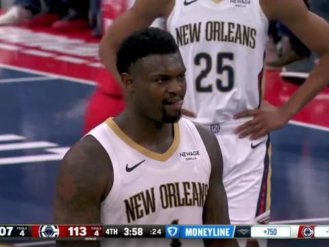 NBA杯小组赛西部B组:鹈鹕vs快船第4节中文解说回放