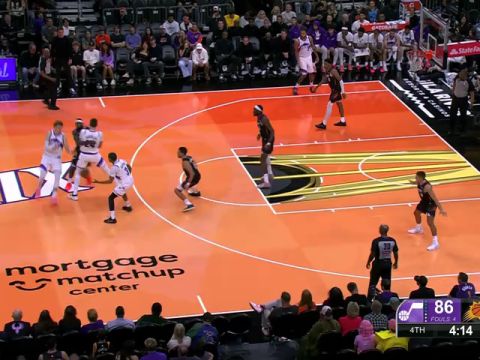 NBA杯小组赛西部A组:爵士vs太阳第4节中文解说回放