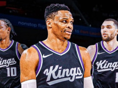 国王生涯首次两双!威少14中4正负值却+14 熊抱扬尼斯一幕成经典