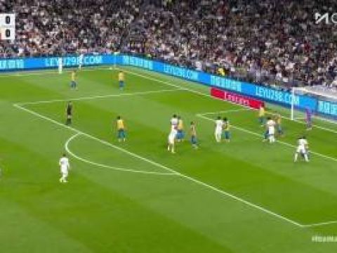 [进球视频]皇马领先！米利唐头球造成对手手球犯规，姆巴佩点射破门