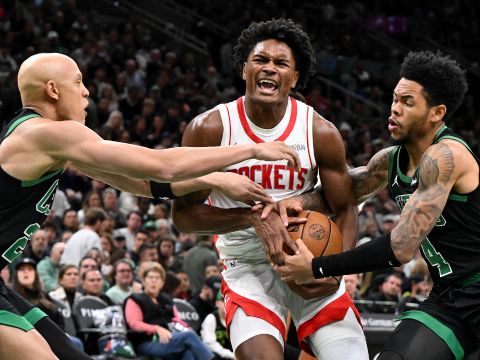 火箭128-101凯尔特人 杜兰特半场高效20分率队客场轻取凯尔特人