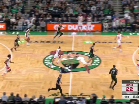 布朗vs火箭集锦 手感不佳仅拿到12分5助攻5失误状态低迷