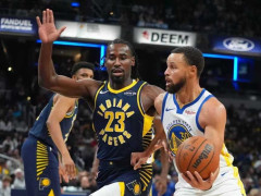 25+10成队史第三人！印城双向奇兵完胜库里 迎生涯之夜登全美热搜