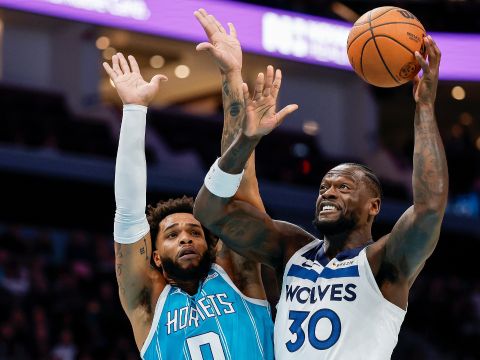 森林狼122-105黄蜂 布里奇斯30+8沦为空砍兰德尔轰下30分轻取黄蜂