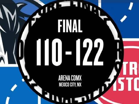 [微博全场集锦]🏀活塞墨西哥赛力克独行侠 杜伦33+11 CC21+18助 弗拉格14中3