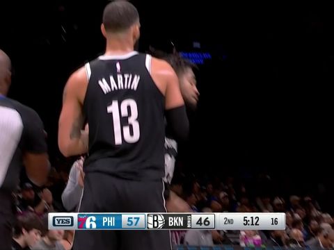 76人129-105篮网 乌布雷29分率队五人得分上双送对手六连败