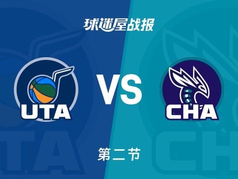 NBA常规赛：次节结束，黄蜂以71-48领先爵士，克尼佩尔17+4+2