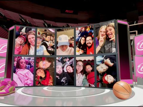 老鹰vs骑士第1节英文原声回放