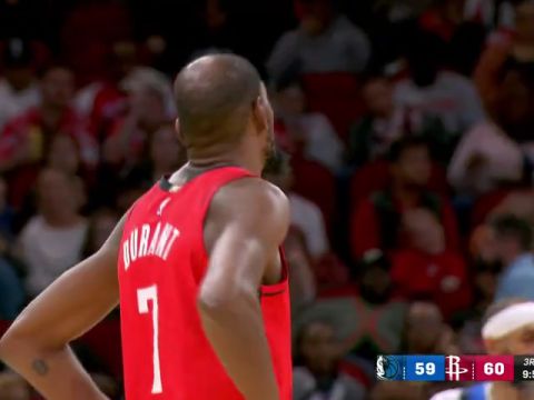 NBA常规赛：独行侠vs火箭第3节中文解说回放