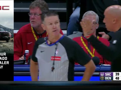 国王vs掘金第2节英文原声回放