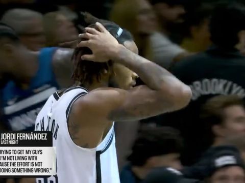 森林狼vs篮网英文原声全场回放