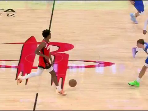 NBA常规赛：独行侠vs火箭第4节英文原声回放