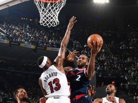 [腾讯全场集锦]🏀快船惜败热火 小卡27分 哈登29+7+8&下半场7失误 鲍威尔21分