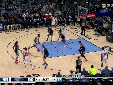 NBA常规赛：活塞vs灰熊中文解说全场回放