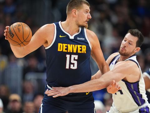 约基奇vs国王集锦 34+7+14豪取两双数据全面