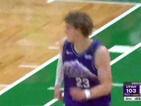 [滑铲抢断]布朗一脸无语！乔治不慎滑倒“铲球”抢断布朗反击空接得手