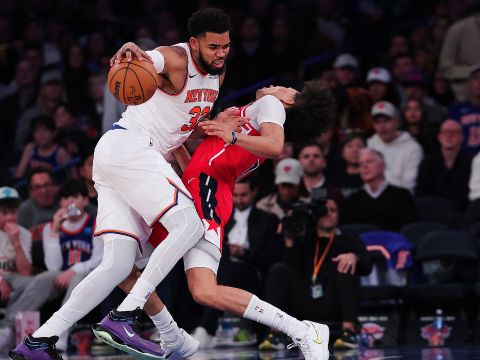 奇才vs尼克斯精华回放 唐斯33+13尼克斯七人上双大胜奇才