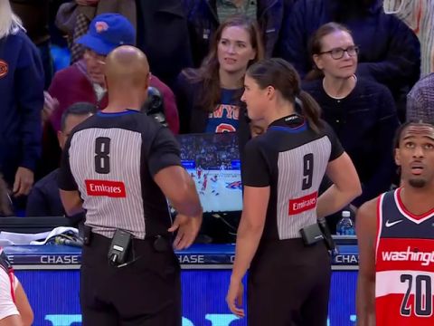 NBA常规赛：奇才vs尼克斯第2节中文解说回放