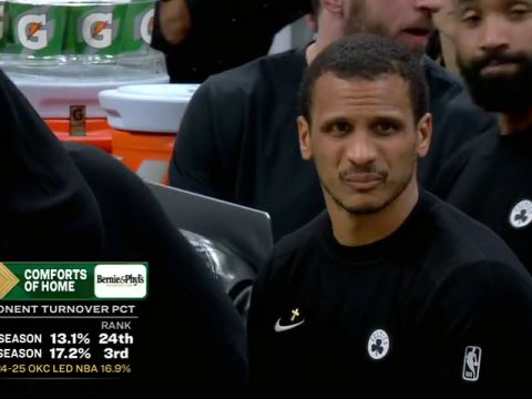 NBA常规赛：爵士vs凯尔特人第3节英文原声回放