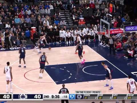 [微博全场集锦]🏀快船惜败热火 小卡27分 哈登29+7+8&下半场7失误 鲍威尔21分