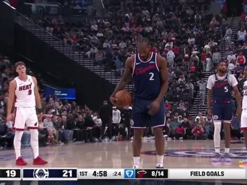 热火vs快船回放录像【2025年11月04日】