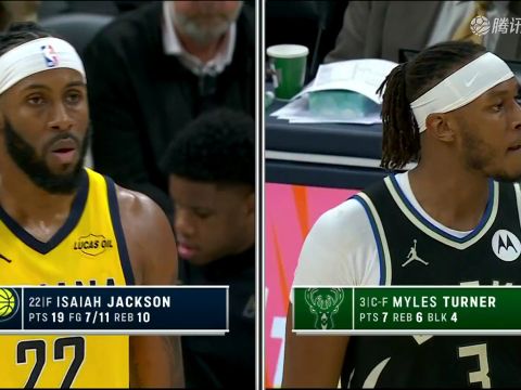 雄鹿vs步行者中文解说全场回放