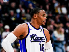 国王首次20+10与525次两双！威少打PF也强势 掘金球迷为他呐喊